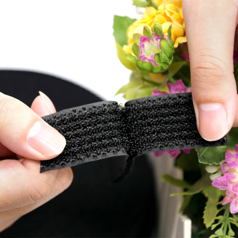 Hook and loop fastener with hook and loop on the same side