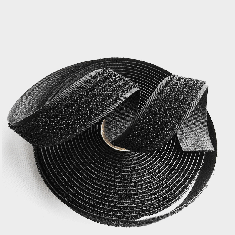 Hook and loop fastener with hook and loop on the same side