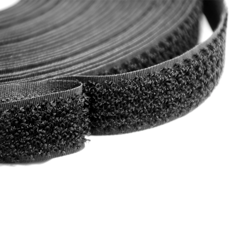 Hook and loop fastener with hook and loop on the same side