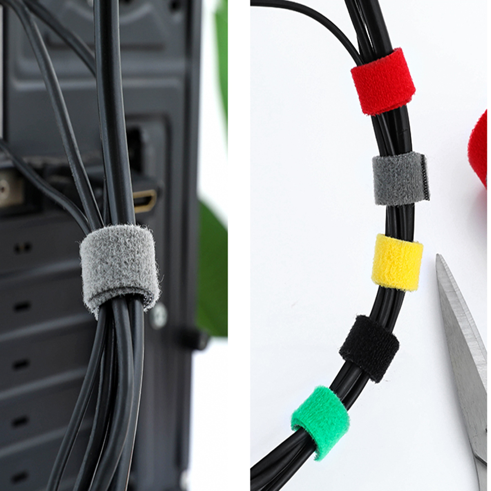 Back-to-back hook and loop fasteners