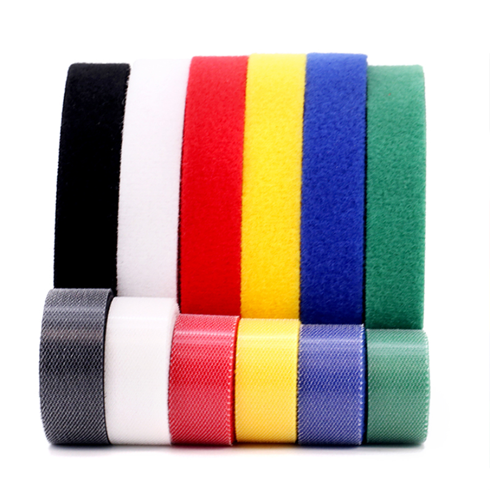 Back-to-back hook and loop fasteners