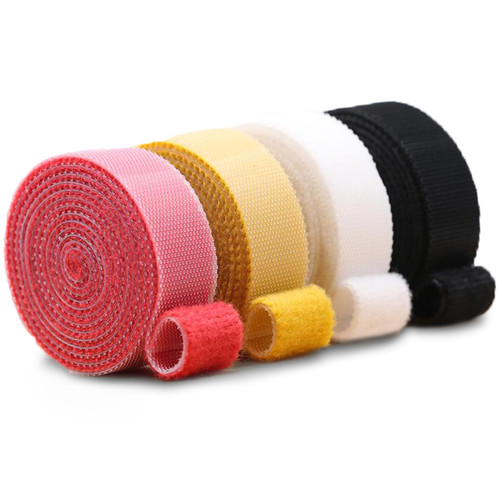 Back-to-back hook and loop fasteners